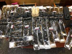 Extensiones de Cabello Humano Indio SIN ENREDOS, OFERTA, 100% VIRGEN REMY, LISO, ONDULADO, DOBLE TRAMA, Cabello Crudo al Por Mayor - Product Image 2