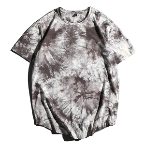 T-shirts Tie Dye personnalisés OEM vente en gros pour hommes dans un matériau de qualité supérieure T-shirts personnalisés Tie Dye respirants à séchage rapide - Product Image 1