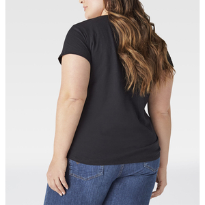 Camisetas de Algodón Personalizadas para Mujer, Manga Corta, Ropa Casual con Logotipos Bordados Personalizados, Diseño en Blanco, Patrón Sólido - Product Image 3