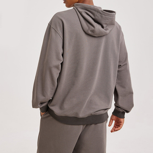 Sudadera con capucha de algodón de talla grande para hombre, ropa deportiva para entrenamiento, sudadera-Sudaderas y sudaderas para hombre - Product Image 2