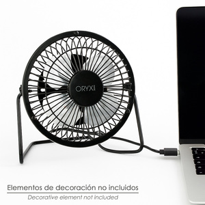 Ventilatore da tavolo 10 cm. USB da 2,5 Watt. - Product Image 6