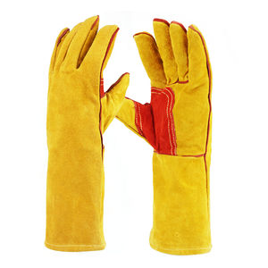 Guantes de soldadura de cuero de protección de seguridad de tendencia, diseñados de primera calidad con resistencia al calor, guantes de soldadura a un precio razonable - Product Image 4