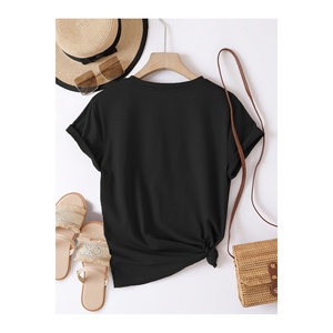 Magliette donna con cuore farfalla leopardo dettaglio - Product Image 1