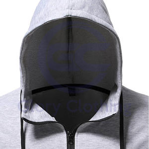 ผู้ผลิตเสื้อผ้า ราคาล่าสุด เสื้อฮู้ดดี้ผู้ชายแบบกันความร้อน ขายดีที่สุด ขายส่ง เสื้อฮู้ดดี้แบบเรียบ รับผลิตตามแบบ สีไม่ซีดจาง บริการ OEM - Product Image 6