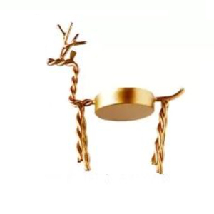 Design élégant bougeoir renne bougeoir en métal de qualité supérieure pour Diwali Festival Home Decor Décoration de table - Product Image 6