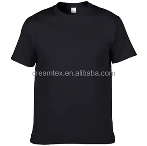 Venta al por mayor 190 gramos de algodón de impresión personalizada Oem logo hombres camiseta en blanco liso camiseta para hombres - Product Image 2