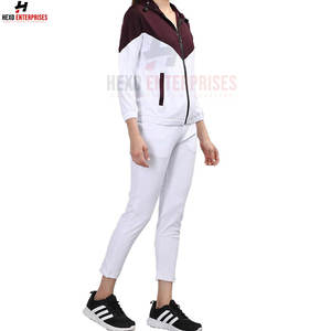 ชุดวอร์มสำหรับผู้หญิงผ้าฝ้ายสีพื้นชุด100% ชุดวอร์มฤดูหนาวของผู้ผลิตปากีสถาน - Product Image 3