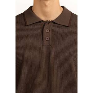 Polo B Coupe Classique en Soie Tricotée de Haute Qualité, Infroissable et Confortable, Grande Taille, Couleur Foncée, pour le Golf, Coupe Ajustée, Taille 6XL - Product Image 2