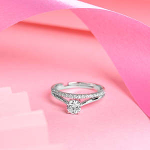 Anillos de Plata de Ley 925 de Primera Calidad para Mujer, Chapados en Rodio, con Diamante como Piedra Principal, Tecnología de Engaste en Bisel, Joyería para Hombre - Product Image 2