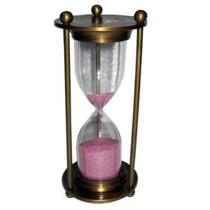 นาฬิกาทรายรายรายการส่งเสริมการขายทางทะเล นาฬิกาจับเวลาทรายทองเหลืองเข็มทิศ การออกแบบที่ไม่ซ้ํากัน คุณภาพดี รายการโลหะโต๊ะ รายการทองเหลือง - Product Image 1