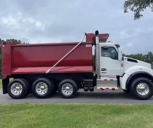 รถบรรทุกดัมพ์มือสอง KenworthH T880S Tri Axle ปี 2024 ขับเคลื่อนเร็ว - เกียร์อัตโนมัติ Paccarr 6 สปีด Allisonn Rds พร้อมจัดส่งทั่วโลก - Product Image 3