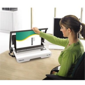 Fellowes Star+ Plastic <b>Binding</b> <b>Machine</b> 44.8 X 8 X 28 cm DIN A4 19mm White for Office Use - Product Image 4