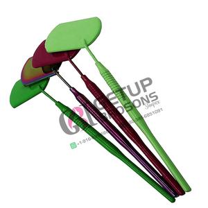 Miroir de poche pour extensions de cils, haute qualité, nouveau, différentes couleurs, revêtement en poudre, style miroir, acier inoxydable, finition argentée, logo personnalisé - Product Image 6