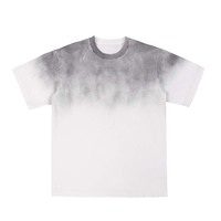 T-shirts personnalisés en gros pour hommes, style vintage, graphiques, coupe oversize, hip-hop, 100% coton épais, délavé à l'acide, motif avant
