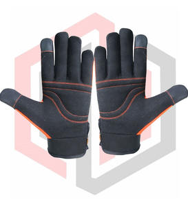 Venta al por mayor MH EXPORT IMPORT Kong Construcción Trabajo Seguridad Anti-Impacto Guantes Cuero Sintético 11 oz Guantes de Espesor - Product Image 6