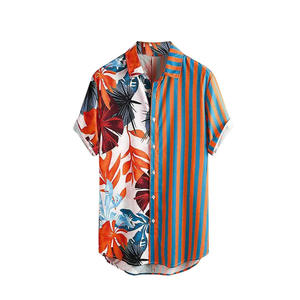 2025 nuevos trajes de playa hawaianos conjuntos de camisa Floral de secado rápido ropa de playa de flores tropicales camisas hawaianas de verano para hombres - Product Image 2
