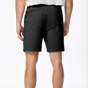 NOUVELLE ARRIVÉE SHORTS DE COSTUME CLASSIQUES POUR HOMMES, TAILLE ÉLASTIQUE, EN COTON TWILL EXTENSIBLE, IDÉAL POUR L'ÉTÉ, VENTE EN GROS D'USINE - Product Image 1