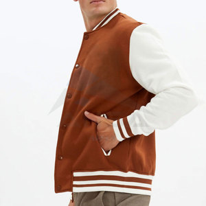 Chaqueta Universitaria de Béisbol Personalizada de Primera Calidad para Adultos y Jóvenes, Chaqueta Varsity de Lana Cálida de Invierno, Estilo Urbano Unisex para Hombre - Product Image 4