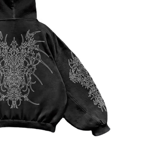 Sudadera Unisex de Invierno, Estilo Vintage, Lavado Ácido, Corte Cuadrado, Personalizada, 100% Algodón Ecológico, Sudadera Informal, Estilo Urbano, META WEAR - Product Image 6