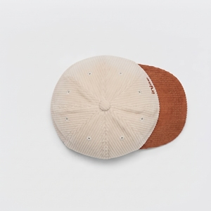 Gorra de Béisbol Vintage de Pana Unisex Ajustable de 6 Paneles Beige Marrón con Logotipo Bordado al por Mayor Personalizada de Alta Calidad OEM ODM - Product Image 6