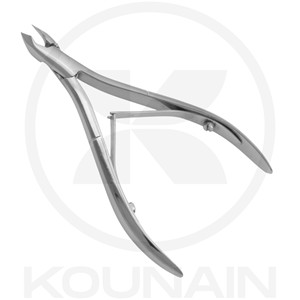 Cortador de cutículas de acero inoxidable profesional KOUNAIN, herramienta de manicura de eliminación de piel muerta duradera, cortaúñas de dedos rectos afilados - Product Image 1