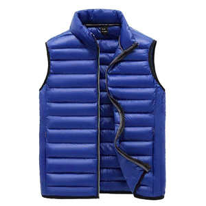 Custom Printed Men High Quality Custom Colors Half Sleeves Puffer <b>Quilted</b> <b>Waistcoat</b> Bubble Jacket Vests - Product Image 1