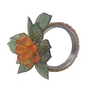 LEATHER NAPKIN <b>RING</b> CUSTOMIZED DESIGNER TISSUE <b>HOLDER</b> NAPKIN <b>RING</b> - Product Image 5