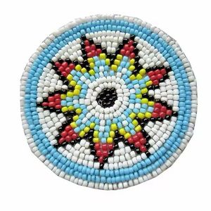 Posavasos de cuentas personalizados de fábrica, posavasos de estilo animal con cuentas de vidrio hechas a mano, Mantel Individual, camino de mesa - Product Image 4