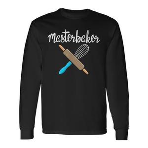 Camiseta de manga larga Masterbaker con diseño de galletas navideñas para adultos, unisex - Product Image 1
