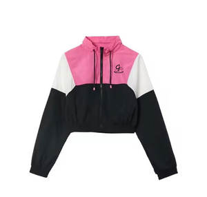 Stylish Two <b>Piece</b> Sets <b>Outfit</b> With Polyester Material Women's Outdoor Activities Windbreaker Sets With Customized Logo - Product Image 1