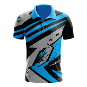 Camiseta de Manga Corta Unisex de Alta Calidad, 220 Gramos, 100% Algodón, con Botones, para Sublimación, Logotipo Personalizado Bordado, Sólida, Transpirable - Product Image 2