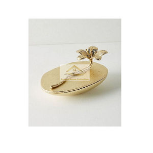 Bol Fournitures de service pour couleur or et gris Noix de coco et bol chantant Vaisselle Design classique Accessoires de table - Product Image 2