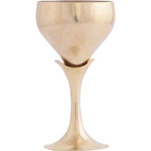 Traditional Style Brass <b>Wine</b> <b>Goblet</b> Engraved Handmade Chalice Vintage Metal Drinking Cup Antique Barware Wedding Gift Tableware - Product Image 1