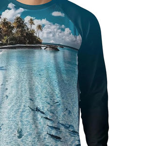 Camiseta de Pesca de Manga Larga para Hombre, al por Mayor, de Alta Calidad, Transpirable, de Secado Rápido, Personalizable por Sublimación - Product Image 6