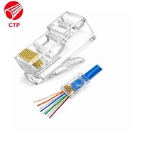 Connecteur Ethernet RJ45 Cat6 en PVC de haute qualité, marque Superlink/OEM, prise modulaire UTP pour câble réseau, OEM disponible