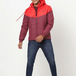2023 Custom Men's Puffer <b>Jacket</b> High Quality Canvas Fabric Winter <b>Mandarin</b> <b>Collar</b> Casual Style Plus Size Breathable OEM Service - Product Image 4