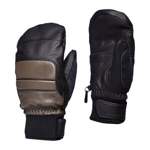 Gants de ski élégants et chauds pour un usage quotidien, pour le snowboard, l'hiver, en cuir réglable, imperméables, thermiques/isolés, à doigts entiers, pour hommes - Product Image 5