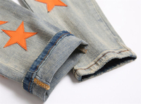 DESIGNERS 2025 Jean en denim unisexe de luxe haute qualité coupe droite, finition délavée à la pierre avec rivets, style vintage, marque célèbre, Hip Hop, utilitaire