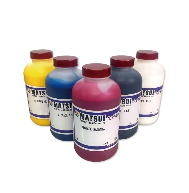 Water-based pigment ink for inkjet printers, DTF, and DTG dtg ink