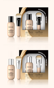 Kit <span class=keywords><strong>de</strong></span> Maquillage OEM Neuf Tendance <span class=keywords><strong>Fond</strong></span> <span class=keywords><strong>de</strong></span> <span class=keywords><strong>Teint</strong></span> Liquide Marque Privée Incluant <span class=keywords><strong>Fond</strong></span> <span class=keywords><strong>de</strong></span> <span class=keywords><strong>Teint</strong></span>, Correcteur, Protection Solaire Mat – Support Pinceaux <span class=keywords><strong>Fond</strong></span> <span class=keywords><strong>de</strong></span> <span class=keywords><strong>Teint</strong></span> - Product Image 5