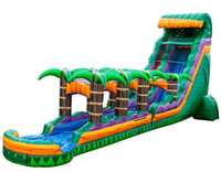 Toboggan aquatique gonflable de qualité commerciale pour adultes, idéal pour les fêtes et la location, certifié CE, garantie 3 ans, usage maximal en extérieur.