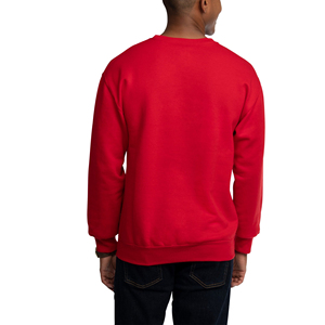 Sweat-shirt à col rond en coton lourd brodé avec logo personnalisé à bas prix pour hommes - Product Image 3