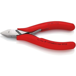 Electronic Side <b>Cutters</b> 115mm Shape 2 Non-Beveled <b>Edge</b> Copper Coated - Product Image 1