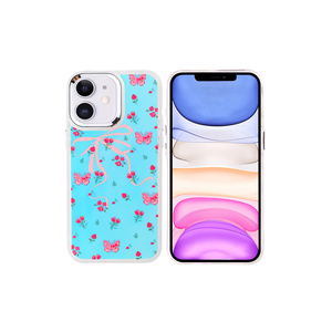 Coque en silicone antichoc à imprimé papillon pour iPhone 11-MYST Hadra avec protection airbag et emballage de vente au détail - Product Image 1