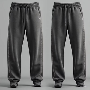 Pantalon ample en coton doux, confortable, écologique, à séchage rapide, de haute qualité, chaud, décontracté, pour se détendre, épaisseur moyenne, polyester, pantalon pour homme - Product Image 2