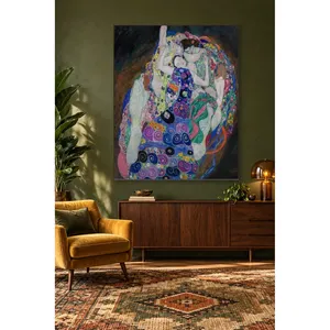 Fida Klimt La Vierge, impression sur toile pour femmes avec motifs colorés - Product Image 5