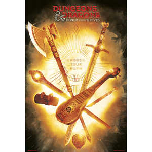 Affiche brillante Dungeons & Dragons : Choisissez votre chemin - Product Image 1