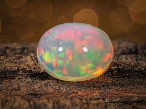 โอปอลเวโลไฟ 5.85 กะรัต พลอยธรรมชาติ ไม่มีการเจียระไน สีขาว พรีเมียม หินประจำเดือนตุลาคม ได้รับการรับรองจากผู้ตรวจสอบบุคคลที่สาม - Product Image 3