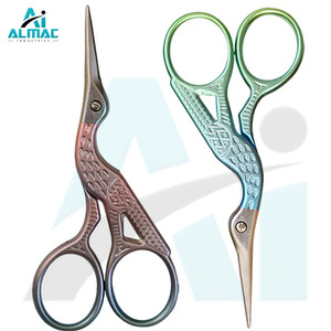 ALMAC Vintage Bird Design Mini ciseaux de tailleur en acier inoxydable Ciseaux manuels artistiques portables - Product Image 4