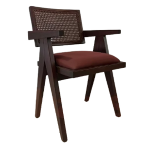 Sillas de Comedor Modernas de Madera con Asiento Acolchado y Acabado Liso para Villa y Parque - Product Image 5